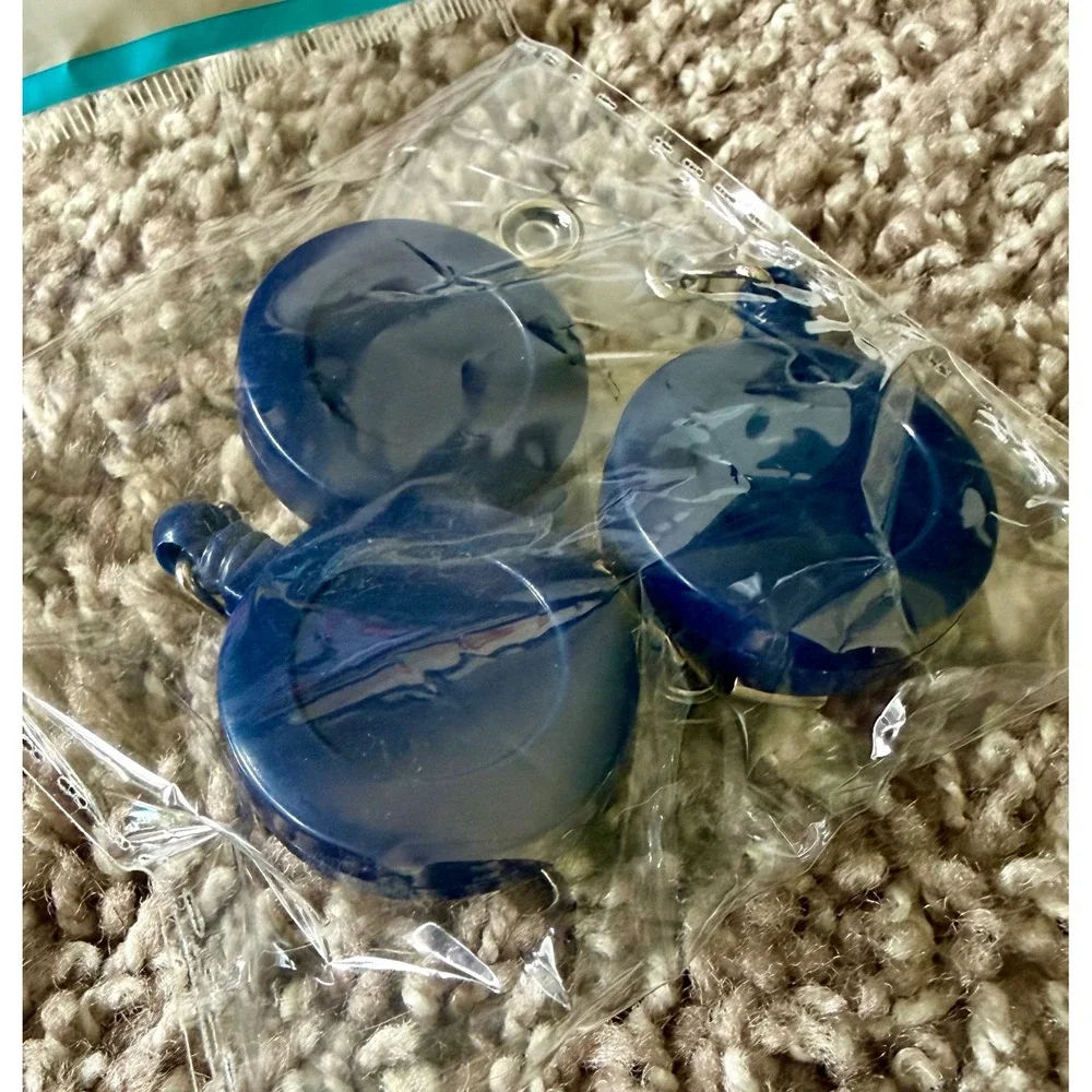 Jot Retractable Card Holders Navy Blue New 3pc Set Badge Reels Clip
